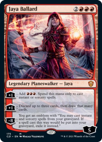 1x Jaya Ballard NM-Mint, English Commander 2021 MTG Magic