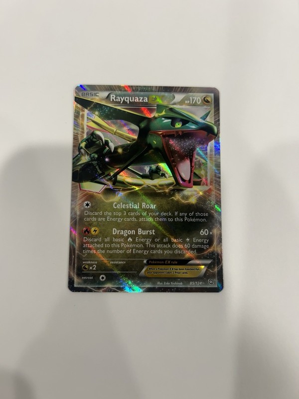 Rayquaza EX – Dragons Exalted (DRX) 85/124 Ultra Rare Near Mint