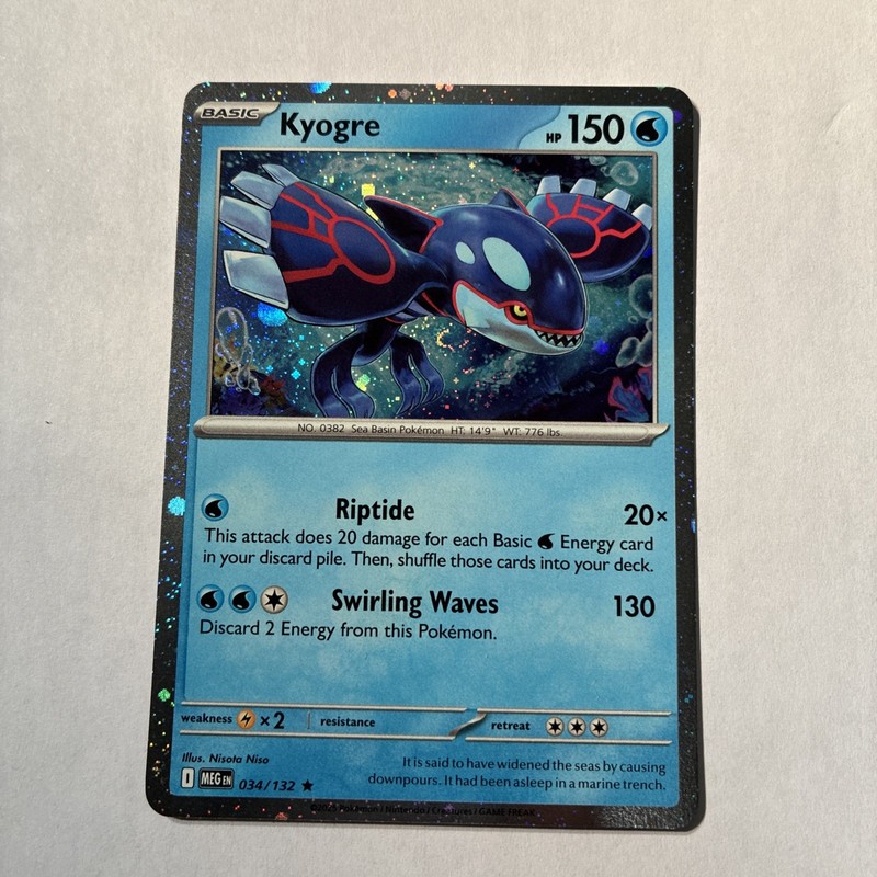 Kygore Cosmo Holo Mega Evolution Miscellaneous #034/132 Pokemon 2025 NM