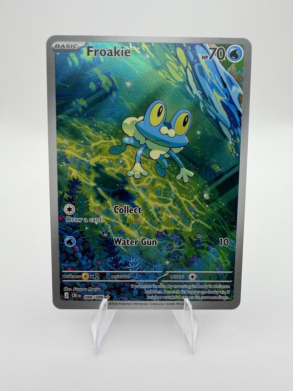 Pokémon TCG Chaos Rising: Froakie 088/086 NM