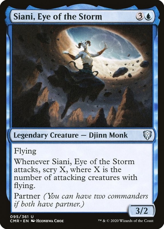 Siani, Eye of the Storm 95 U Commander Legends CMR MTG Foil
