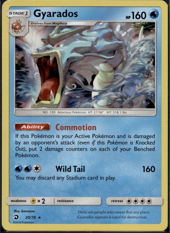 Gyarados Holo Holo Rare Dragon Majesty 20/70 NM
