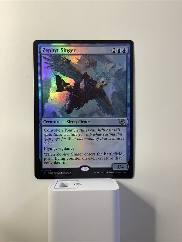 Zephyr Singer (Foil) MOM 0086 MTG Creature – Siren Pirate Convoke