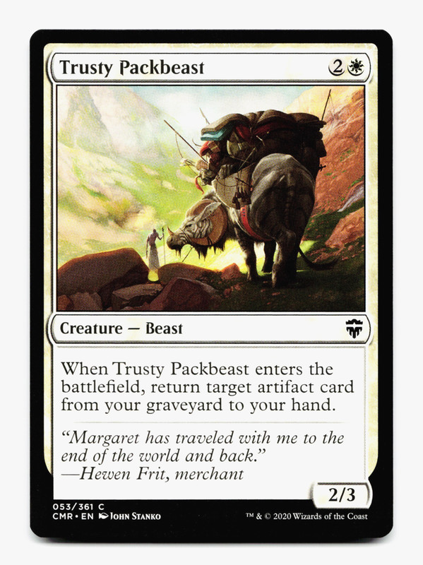 Trusty Packbeast [Commander Legends] Magic MTG – NM ⚪