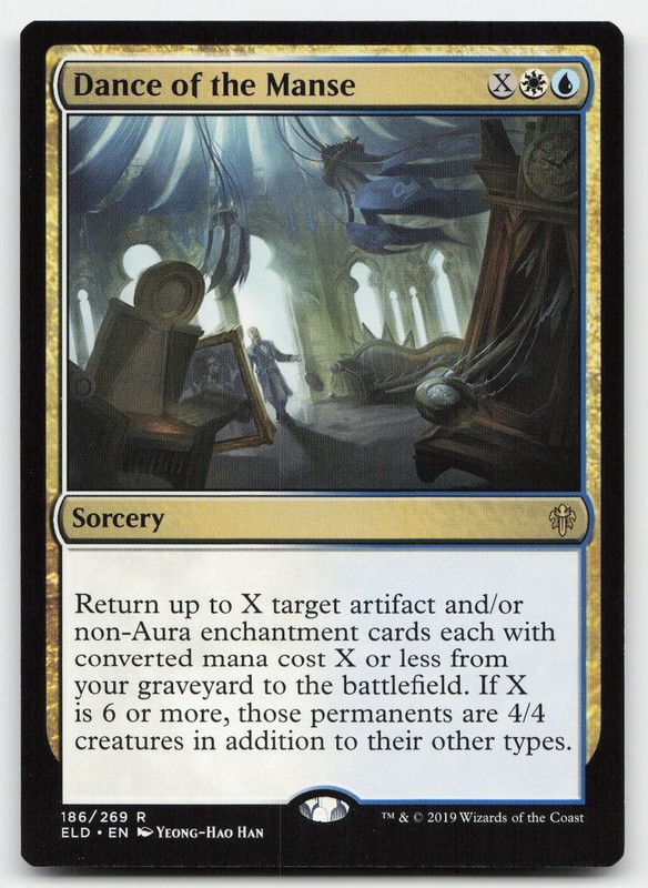 Dance of the Manse #186 (NM) Throne of Eldraine ELD Magic MTG