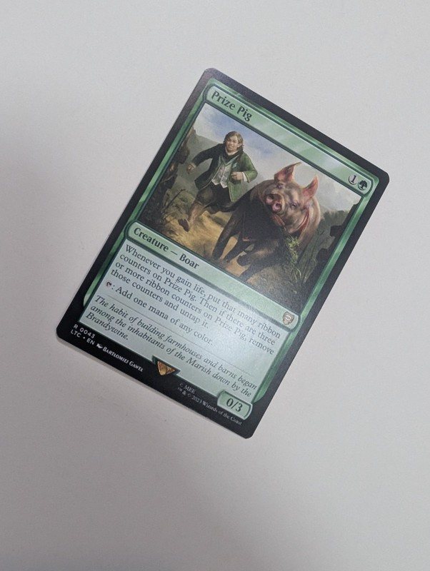 MTG - Prize Pig - Commander: Lord of The Rings NM/M Condition gallery