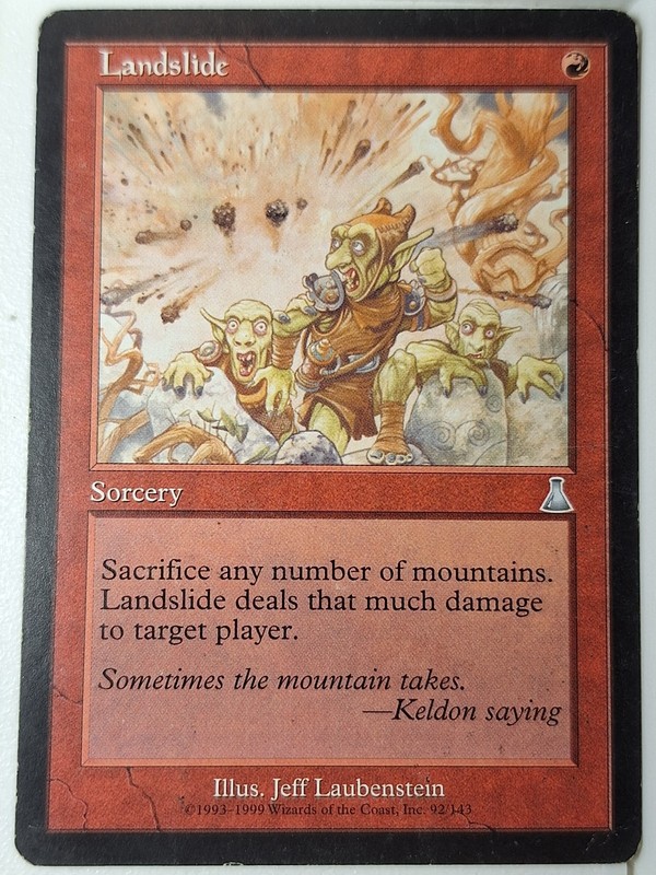 Landslide – Urza’s Destiny – Magic the Gathering MTG Nice!