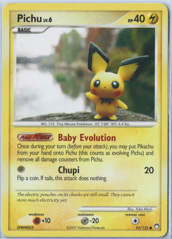 Pichu 93/123 Mysterious Treasures Regular