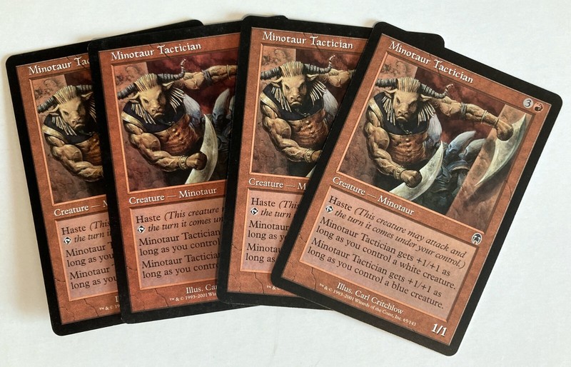 Minotaur Tactician (4) Apocalypse NM MTG Magic the Gathering