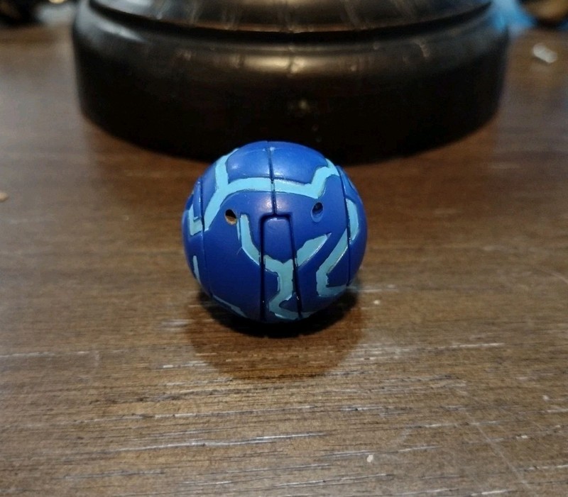 Bakugan B1 Aquos Saurus 360G Anime Accurate CUSTOM REPAINT W/ Vintage Card! gallery