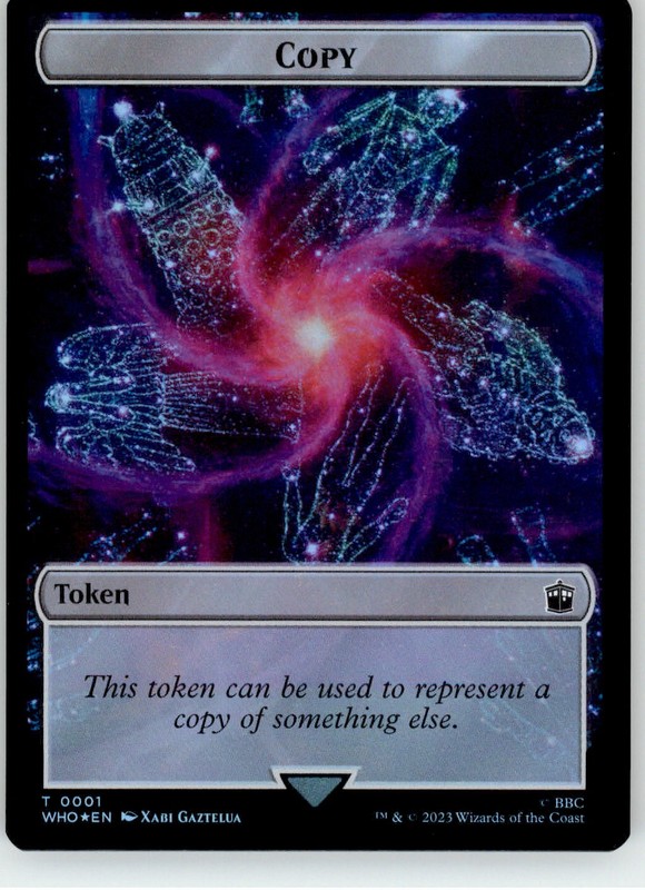 Copy // Food Token – Universes Beyond: Doctor Who – 1 // 27 – Foil NM Magic