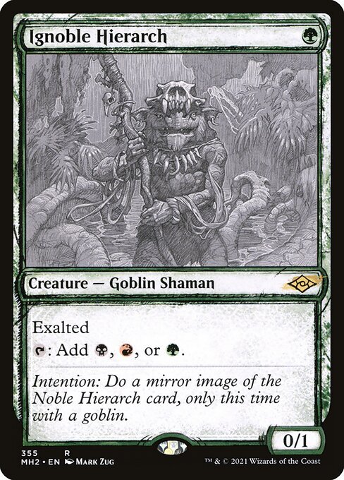 Ignoble Hierarch x1 1x Showcase Modern Horizons 2 NM MTG