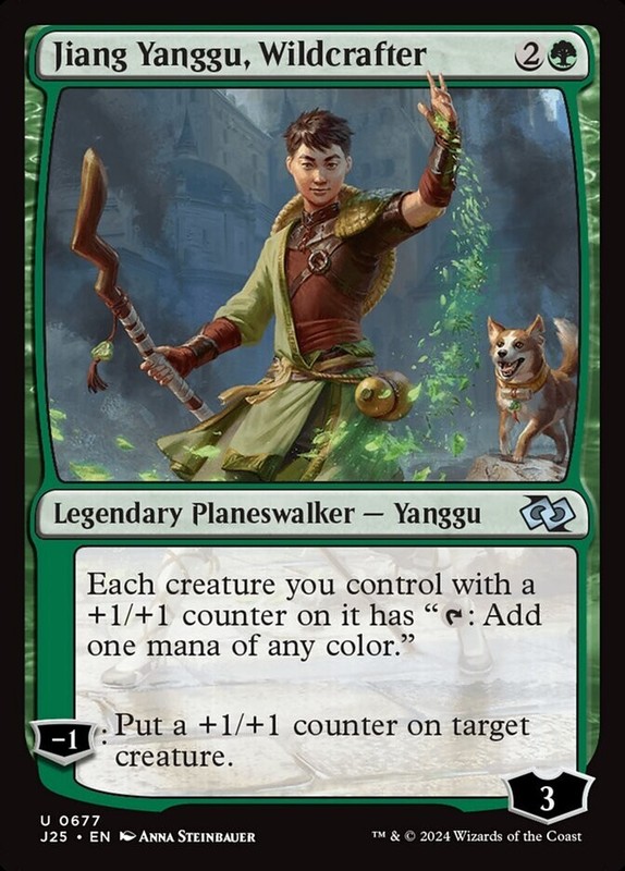 Jiang Yanggu, Wildcrafter 0677 Non Foil Uncommon Foundation Jumpstart MTG NM
