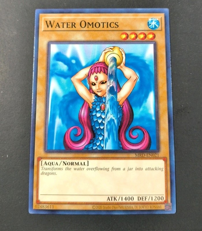 Yu-Gi-Oh! Metal Raiders Water Omotics Common Card MRD-EN021 NM
