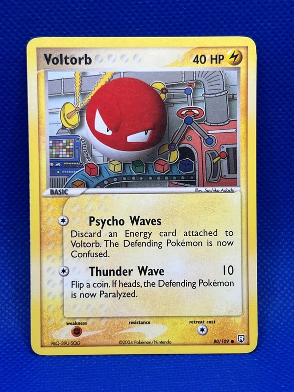 Pokémon Tcg Voltorb 80/109 EX Team Rocket Returns Non Holo