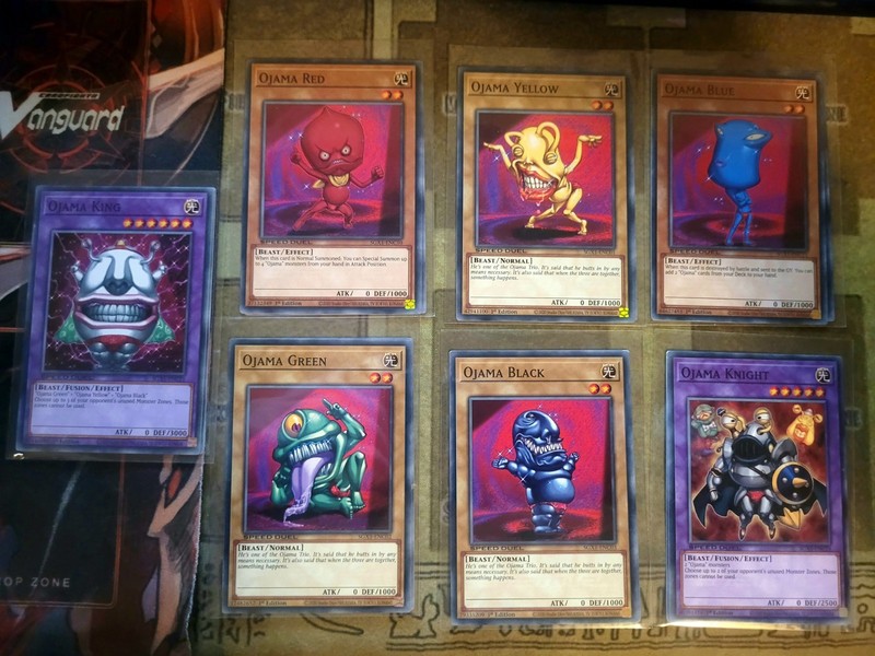 YUGIOH OJAMA SET + RED + BLUE + BLACK + YELLOW + GREEN + YELLOW SPEED DUEL SGX1