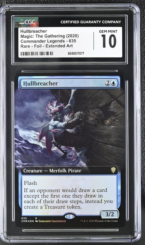 HULLBREACHER Commander Legends Extended Art Foil Rare CGC 10 MTG [Nostalgium]