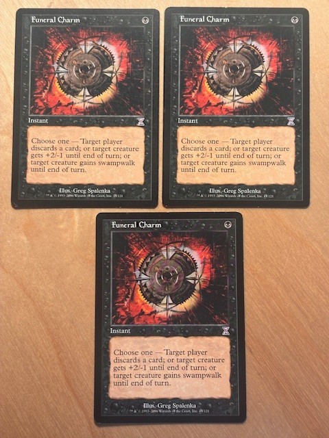 Magic the Gathering MTG 1x Funeral Charm Time Spiral Timeshifted LP