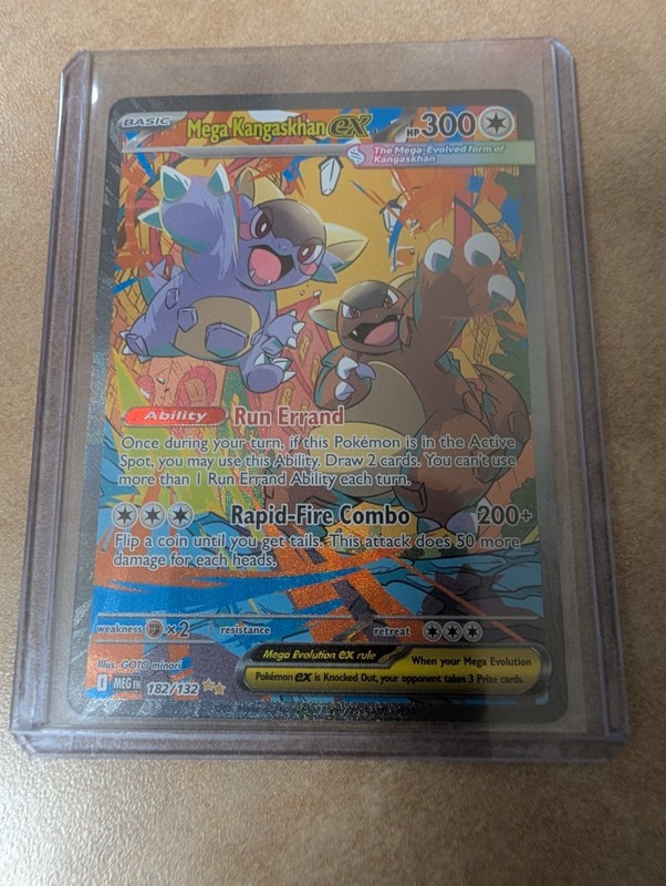 Pokémon Mega Kangaskhan ex 182/132 Me01 Special Illustration Rare Holo