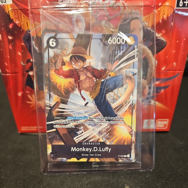 Monkey D Luffy P-035 Pirates Party Vol 3 Promo One Piece Card English SEALED