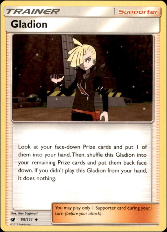Pokemon – Gladion #95/111 – CIN Uncommon