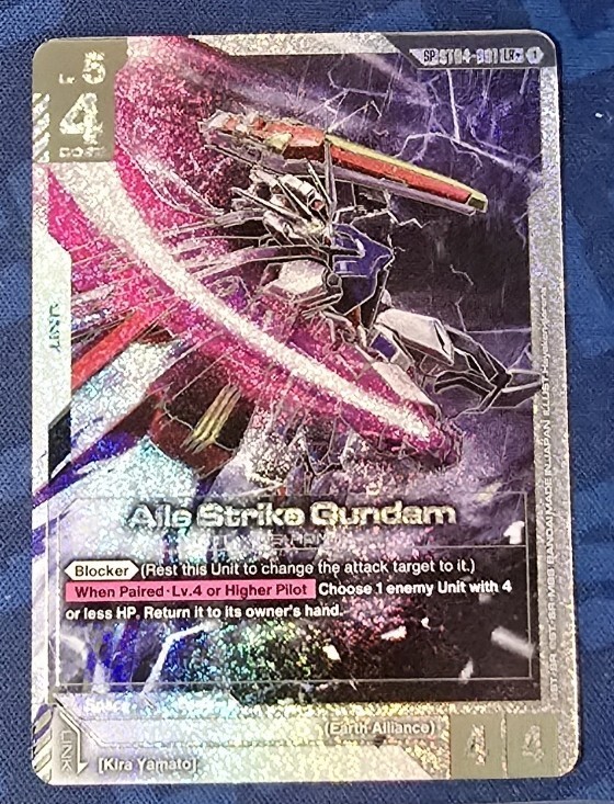 Aile Strike Gundam (SP) (LR+) LR+ Phantom Aria ST04-001 NM