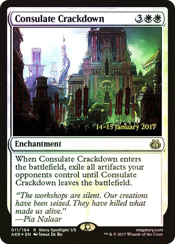 Consulate Crackdown Prerelease Promo FOIL Near Mint NM MTG Magic DNA GAMES