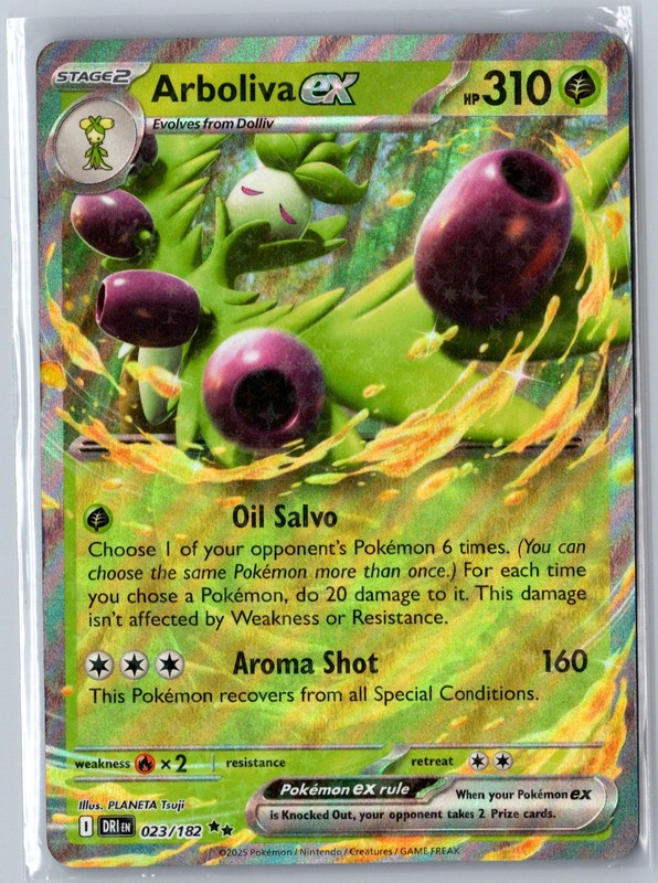 Arboliva ex Holo Double Rare SV10: Destined Rivals 023/182 NM
