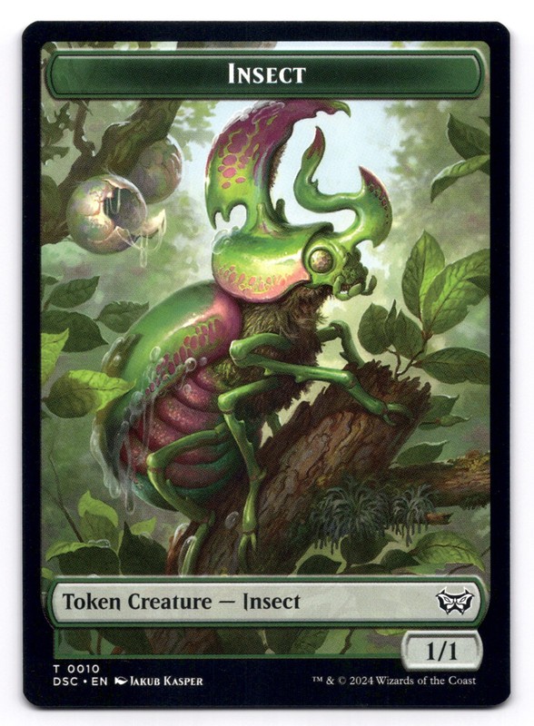 Insect 10 Manifest 18 NM Commander: Duskmourn: House of Horror MTG Regular