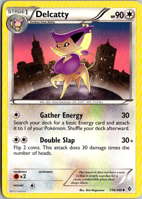 Delcatty Pokemon Boundaries Crossed 114/149 LP