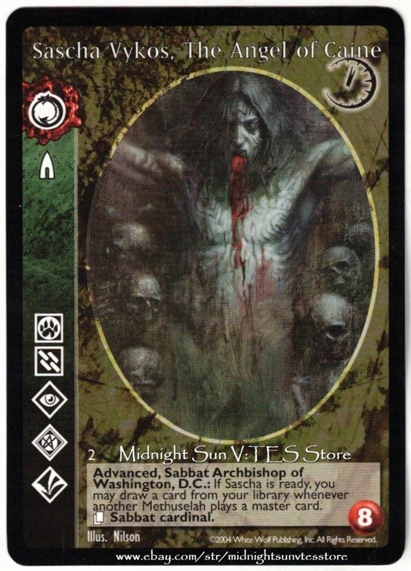 Sascha Vykos, The Angel of Caine Advanced Tzimisce Gehenna V:TES VTES Vampire