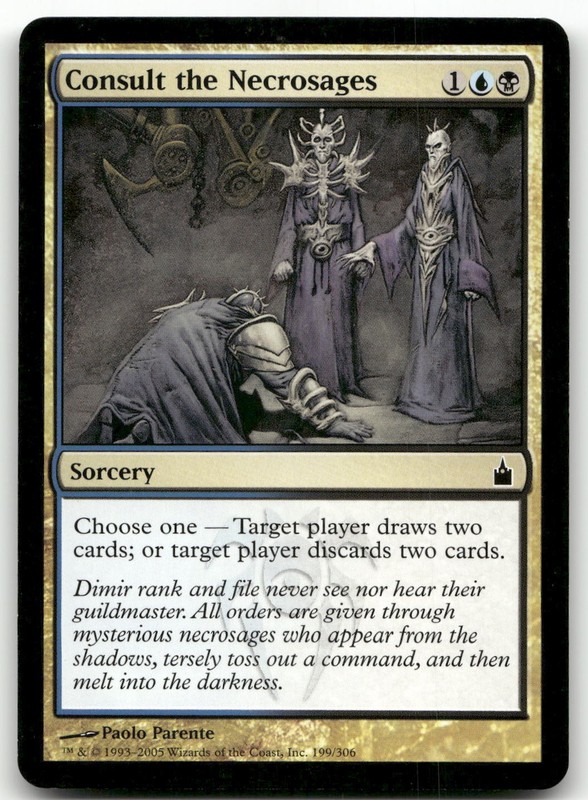 Consult the Necrosages #199 (NM) Ravnica City of Guilds RAV Magic MTG