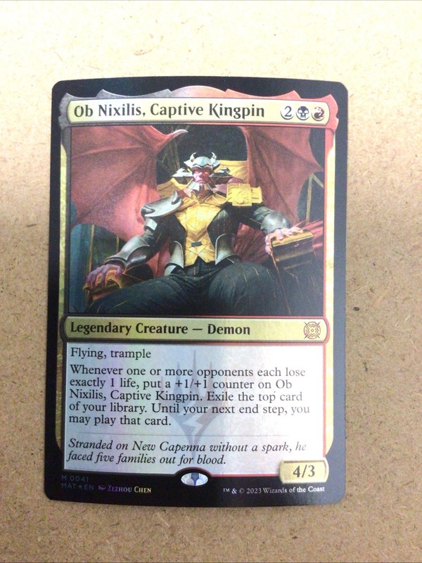 Ob Nixilis, Captive Kingpin (Extended Art) March of the Machine: Foil