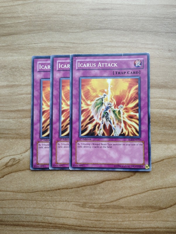 Yu-Gi-Oh! – Icarus Attack 3x – Full Playset Of Cards