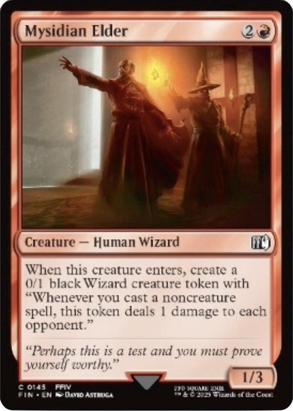 Mysidian Elder (C) #145 Foil FINAL FANTASY MTG NM
