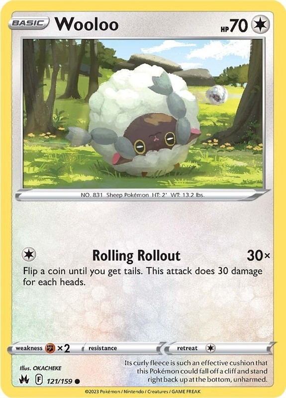 Wooloo – 121/159 – Crown Zenith – NM