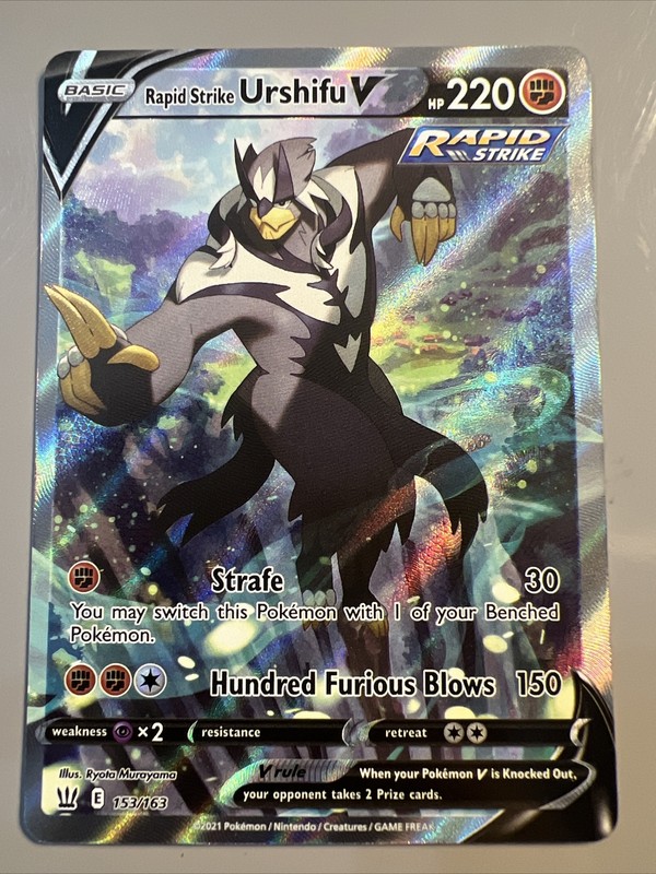Pokémon TCG Rapid Strike Urshifu V Sword & Shield – Battle Styles 153/163…