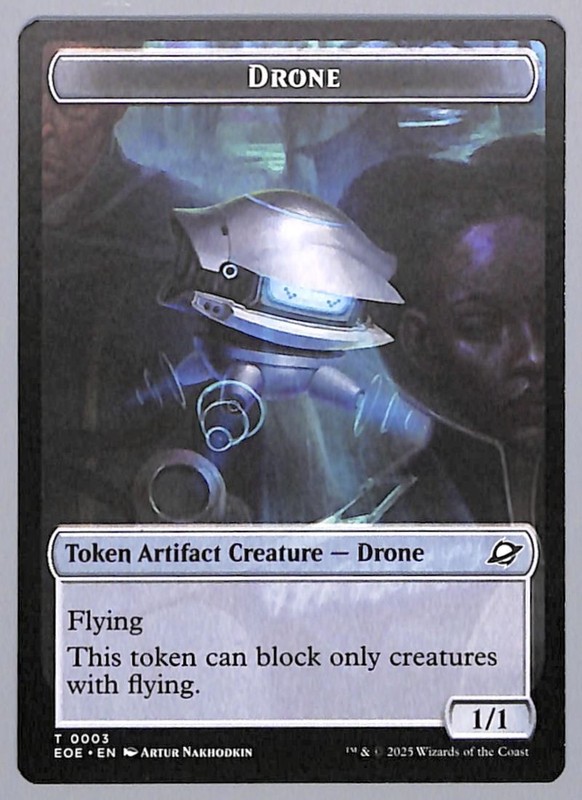 Robot // Drone – Double-Sided Token – Edge of Eternities (EOE) MTG