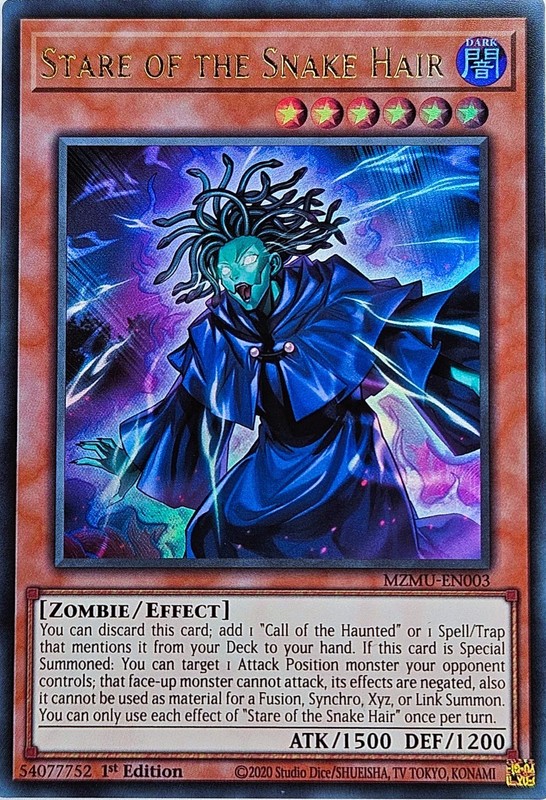 Yugioh Maze of Muertos MZMU 1st Edition Ultra Rare MINT