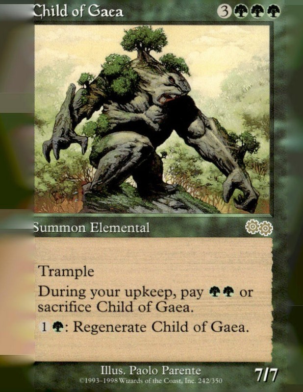 Urza’s Saga #242 Child of Gaea