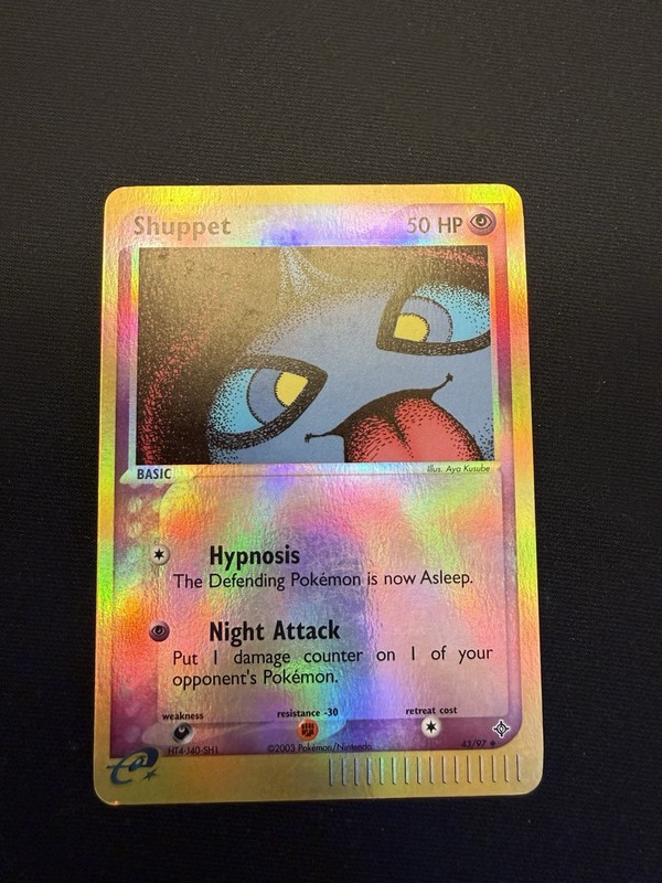 2003 Pokemon Shuppet 43/97 EX Dragon Reverse Holo