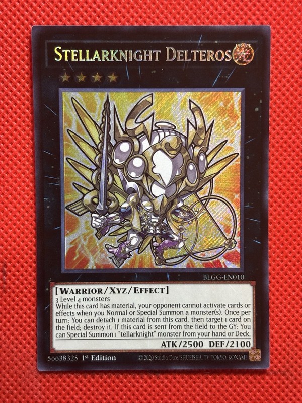 YuGiOh! – Satellarknight Delteros BLGG-EN010 Secret Rare 1st Edition Near Mint
