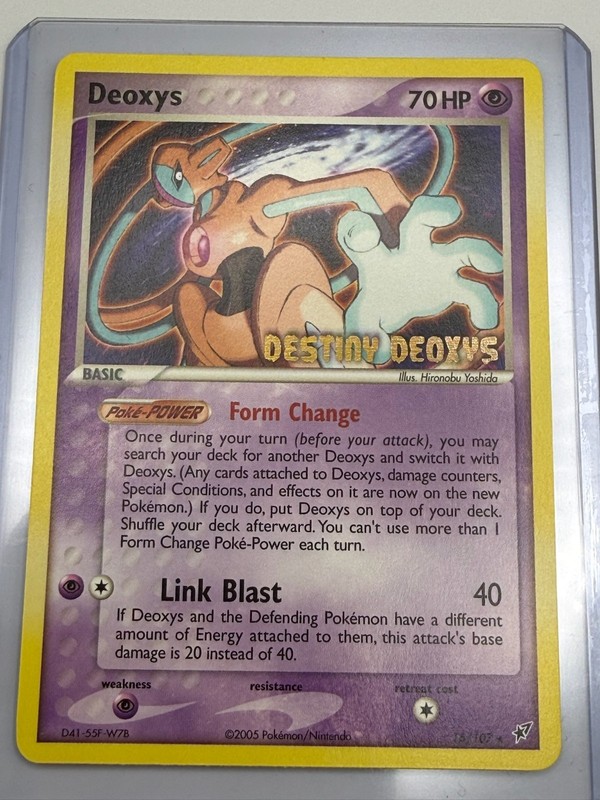 Deoxys (Normal Forme) – 16/107 (Movie Promo) Stamped Destiny Deoxys (NM)