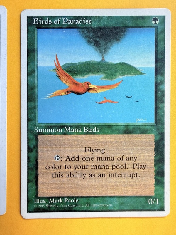 MTG Birds of Paradise 4th and 6th edition gallery