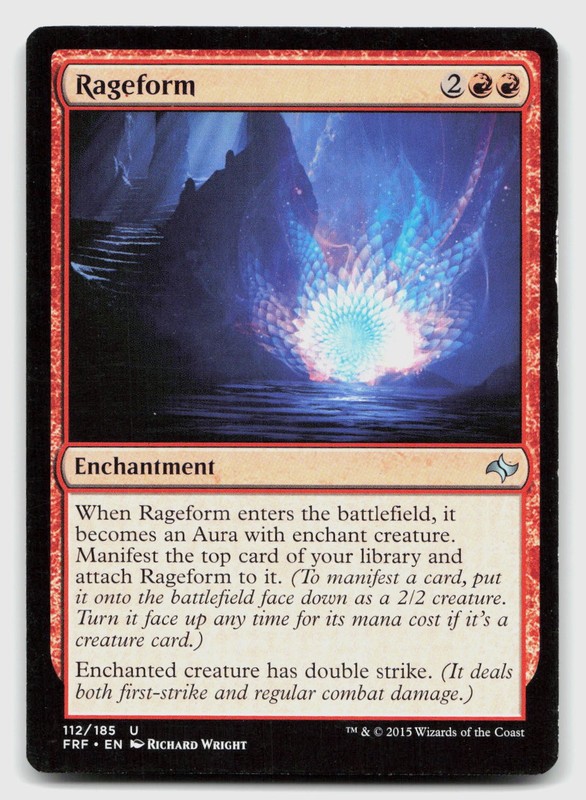 Rageform 112 Uncommon Fate Reforged Magic: The Gathering Near Mint