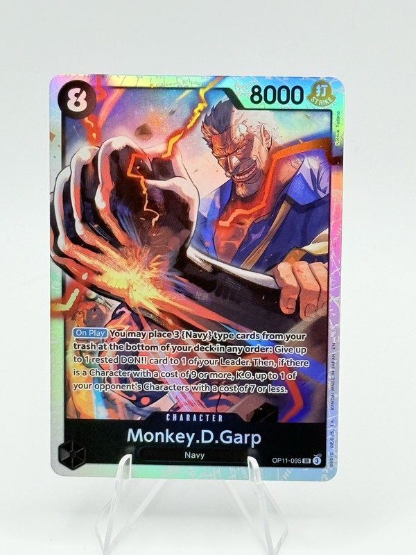 Monkey.D.Garp OP11-095 A Fist of Divine Speed Super Rare One Piece