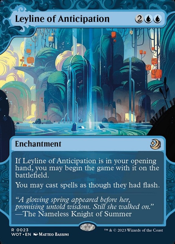 MTG Leyline of Anticipation (23/103) Wilds of Eldraine Enchanting Tales LP