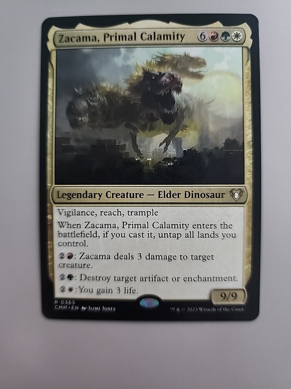 MTG Zacama, Primal Calamity Commander Masters 0365 Regular Rare