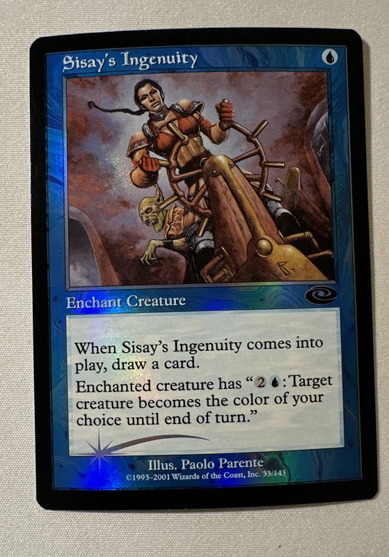 Sisay’s Ingenuity Planeshift Foil