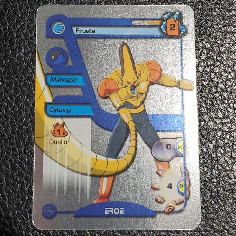 Mutchy Frusta “Metal” Foil Italian Dragon Ball GT Z DBZ TCG Alkar Tesla LP